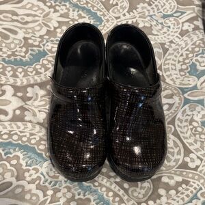 Dansko Black and Brown Mules